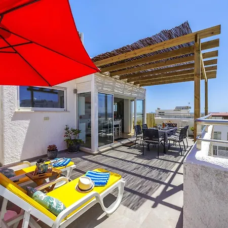 Penthouse Living With Rooftop Terrace & Sea View Apartamento Quarteira